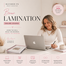 Load image into Gallery viewer, BROW LAMINATION - ONLINE TRAINING