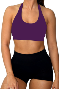 SEAMLESS SPORTS BRA - HALTER BACKLESS EDITION