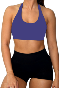 SEAMLESS SPORTS BRA - HALTER BACKLESS EDITION