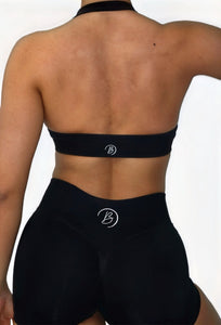 SEAMLESS SPORTS BRA - HALTER BACKLESS EDITION