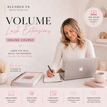 Load image into Gallery viewer, HYBRID, PRE MADE, HANDMADE VOLUME EXTENSIONS - ONLINE TRAINING
