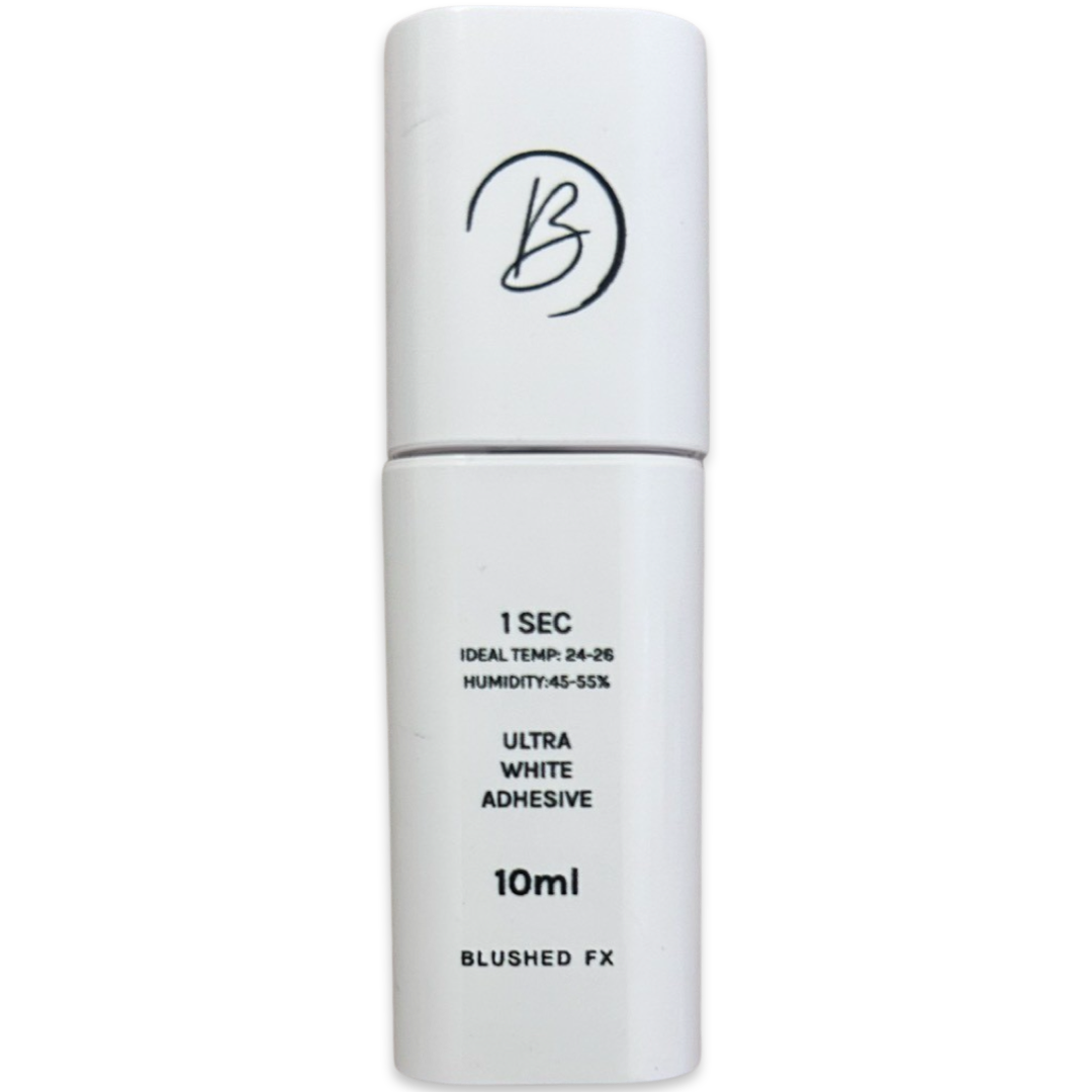 ULTRA WHITE ADHESIVE- LOW HUMIDITY 1 SEC DRYING TIME – Blushed FX