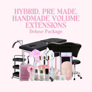 HYBRID, PRE MADE, HANDMADE VOLUME EXTENSIONS - ONLINE TRAINING
